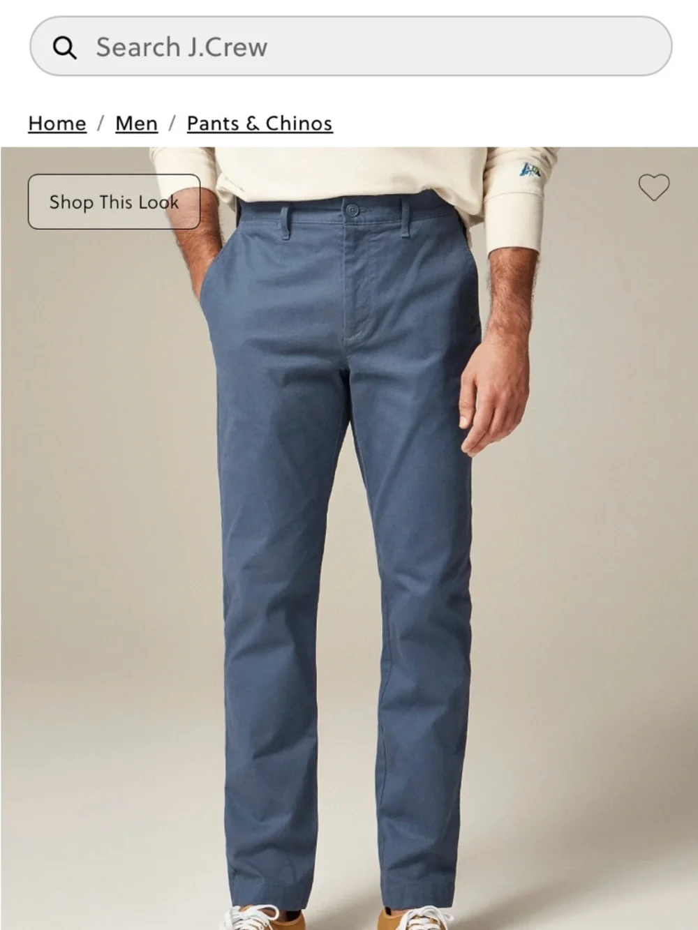 J. Crew Blue Men's 770 Chinos Size 32 - Picture 9 of 12